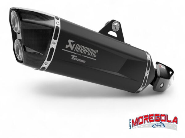 SLIP ON AKRAPOVIC BLACK TENERE 700 E5